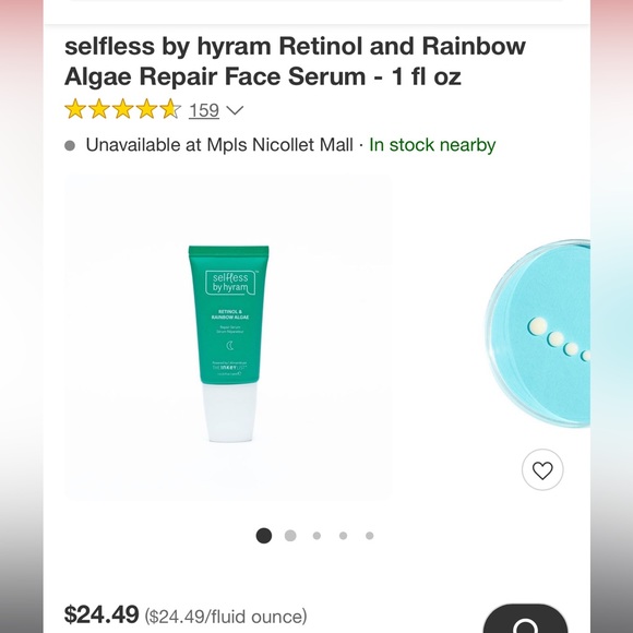 Retinol and Rainbow Algae Repair Face Serum - Picture 2 of 3